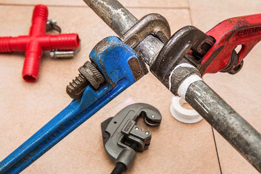 Clogged Water Supply Pipe