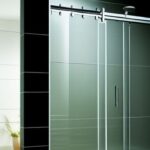 how do sliding shower doors work?