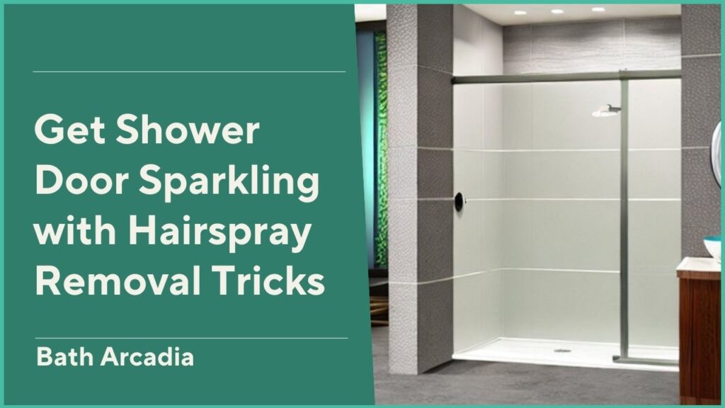 how to get shower door sparkling again