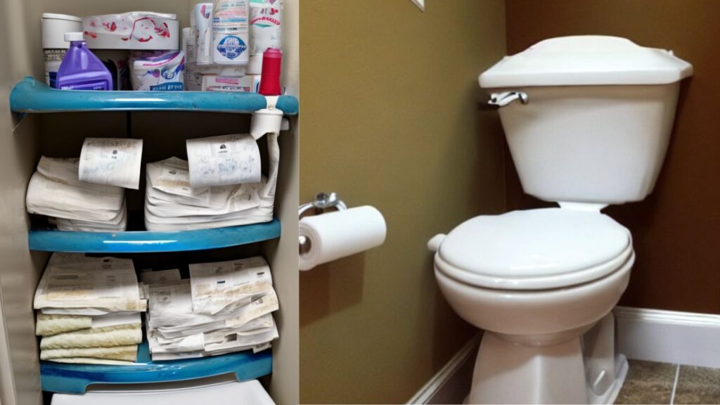 how to unclog a toilet filled with paper towels
