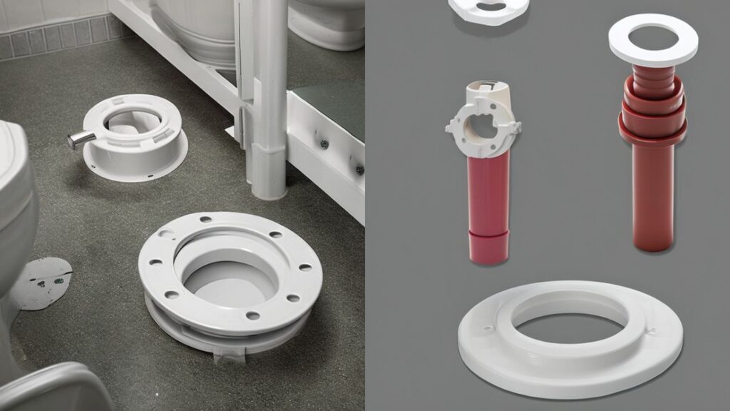 different types of toilet flanges