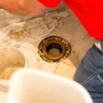 how to fix a broken toilet flange