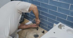 how to install a toilet flange