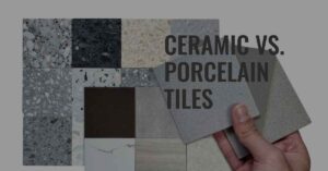are bathroom tiles ceramic or porcelain