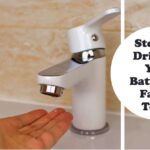 fix a dripping bathroom faucet