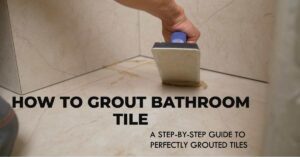 how to grout bathroom tile