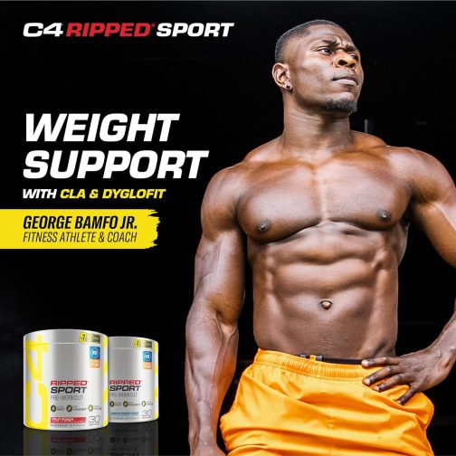 C4 Ripped Sport Pre Workout Powder Arctic Snow Cone - NSF - Image 5