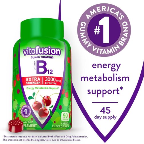 Vitafusion Extra Strength Vitamin B12 Gummy Vitamins for - Image 3