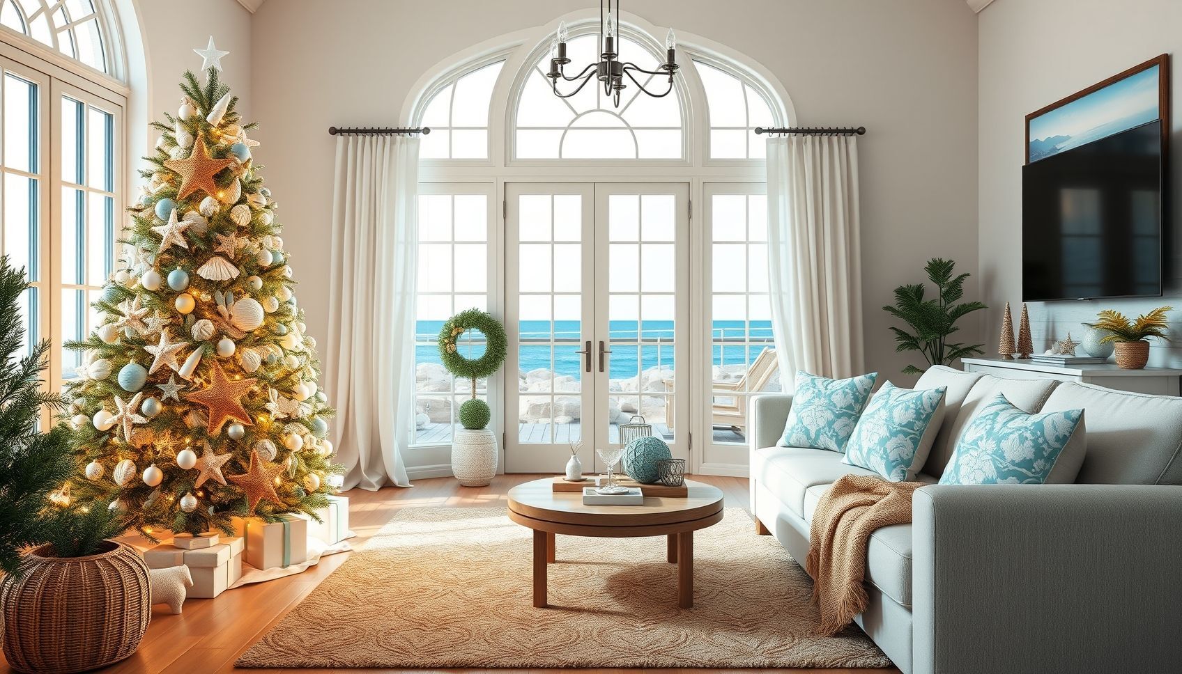 5 Coastal Christmas Decorating Ideas That Will Make Your Home Shine Bright