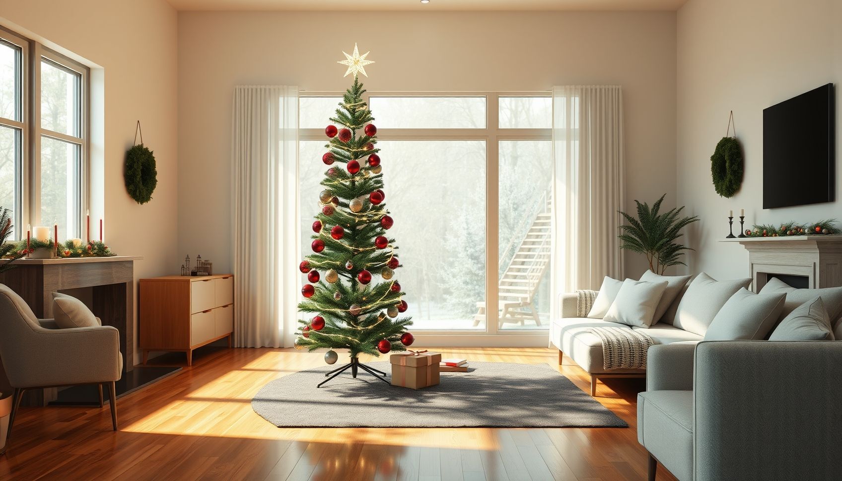 5 Slim Christmas Decorating Ideas That Make Your Home Jolly and Bright Without the Clutter