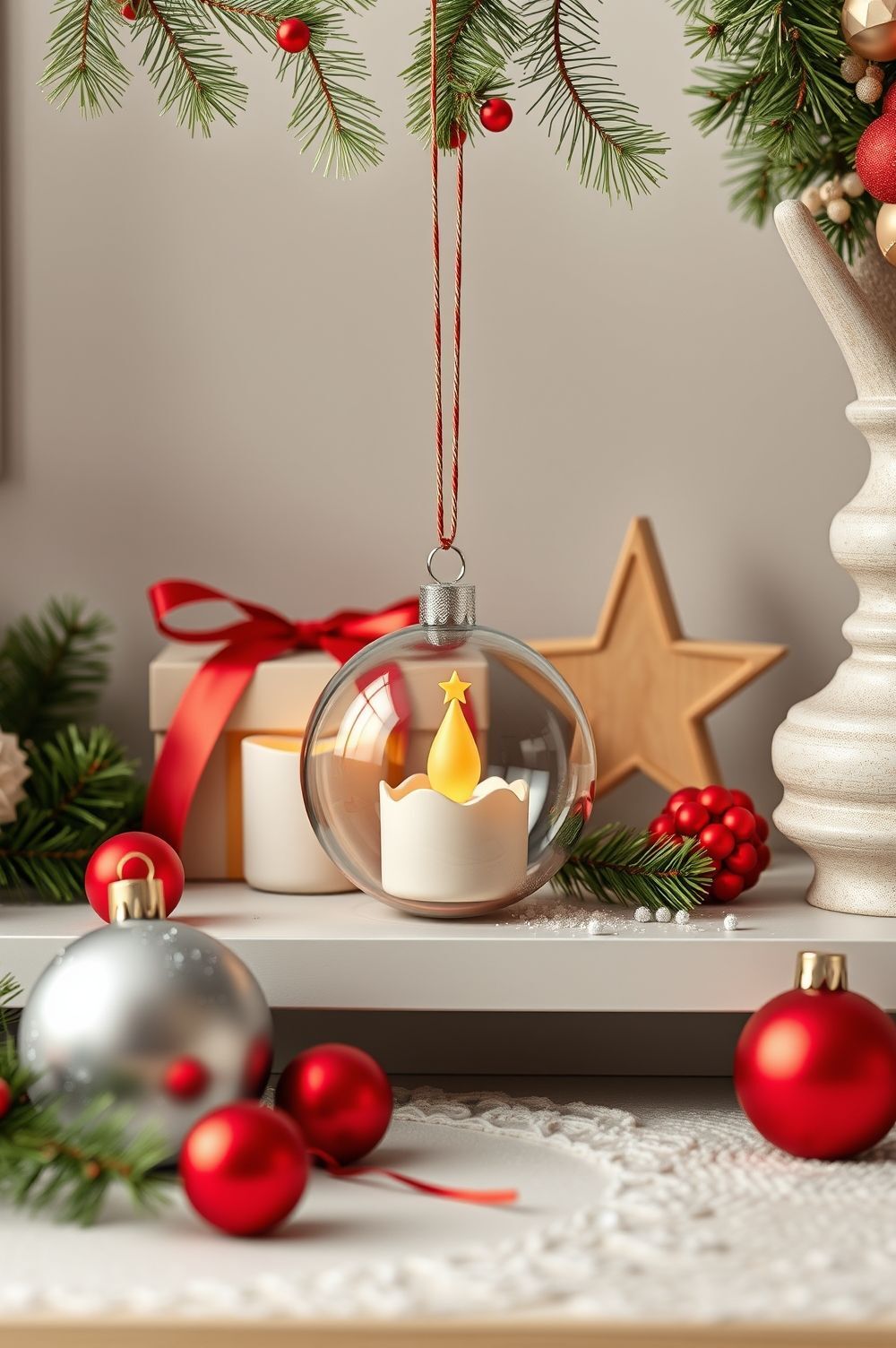 Add Festive Ornaments and Decor Pieces for Extra Charm