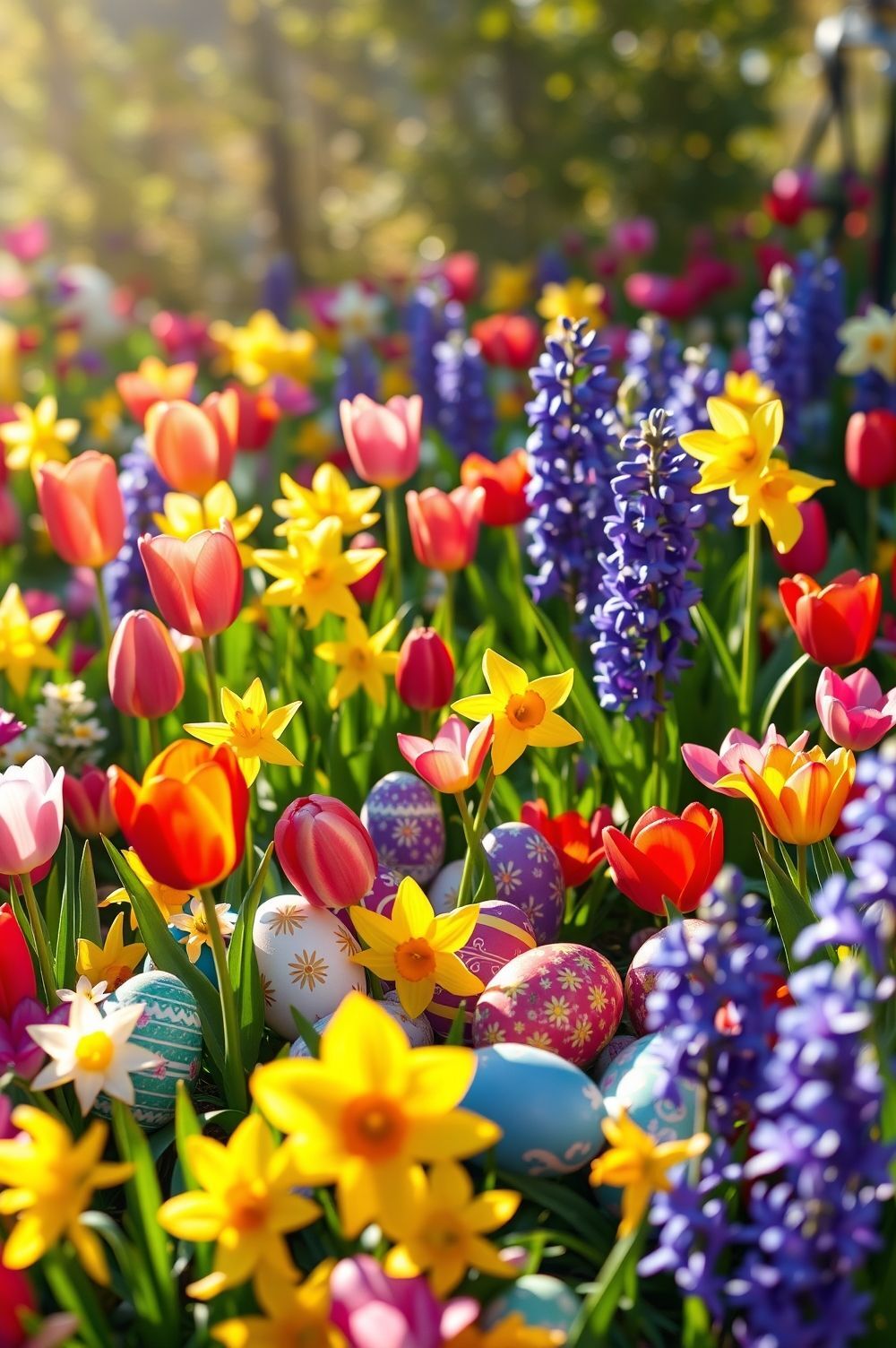 Bright Spring Flowers for a Colorful Easter Garden