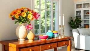 Charming Summer Console Table Decor Ideas to Brighten Your Home