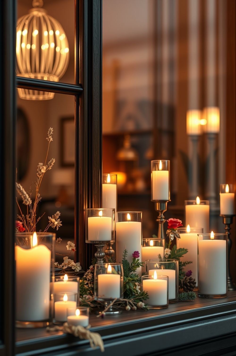 Decorate Your Windows with Candle Displays