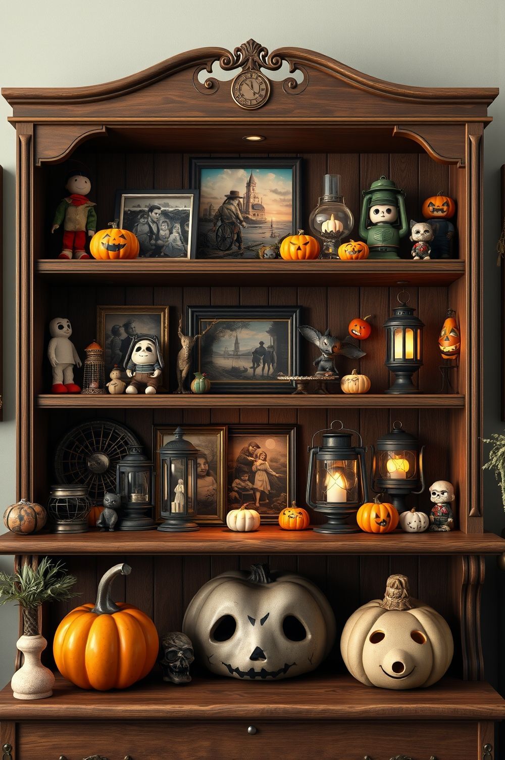 Display Vintage Halloween Items and Collectibles