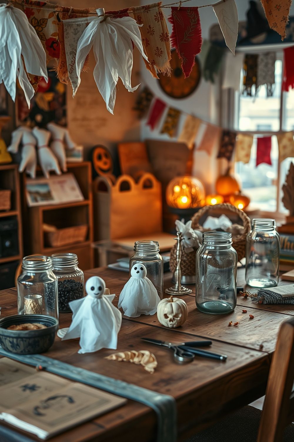 DIY Vintage Halloween Decorations