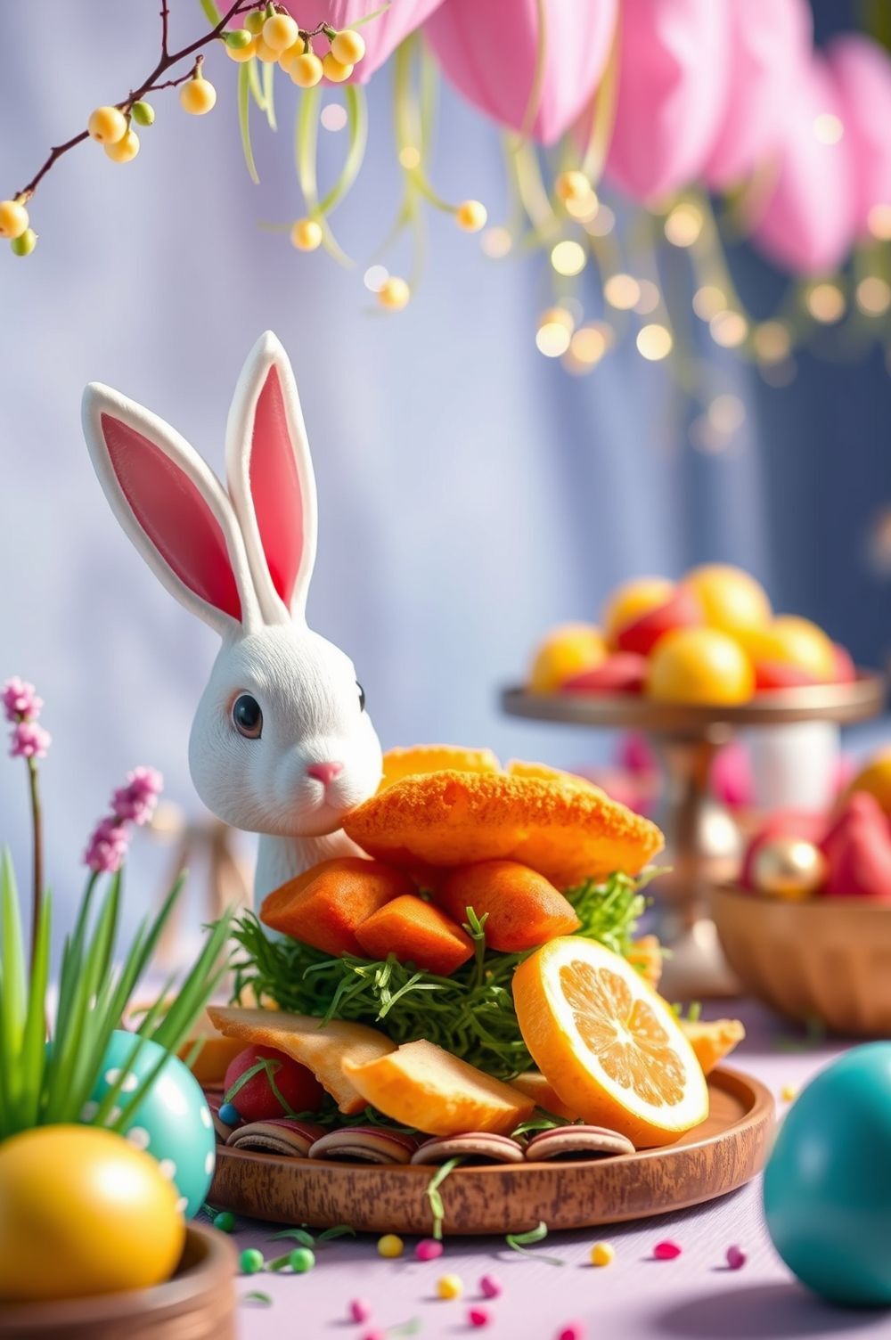 Easter Buffet Decorating Ideas with Fun Food Displays