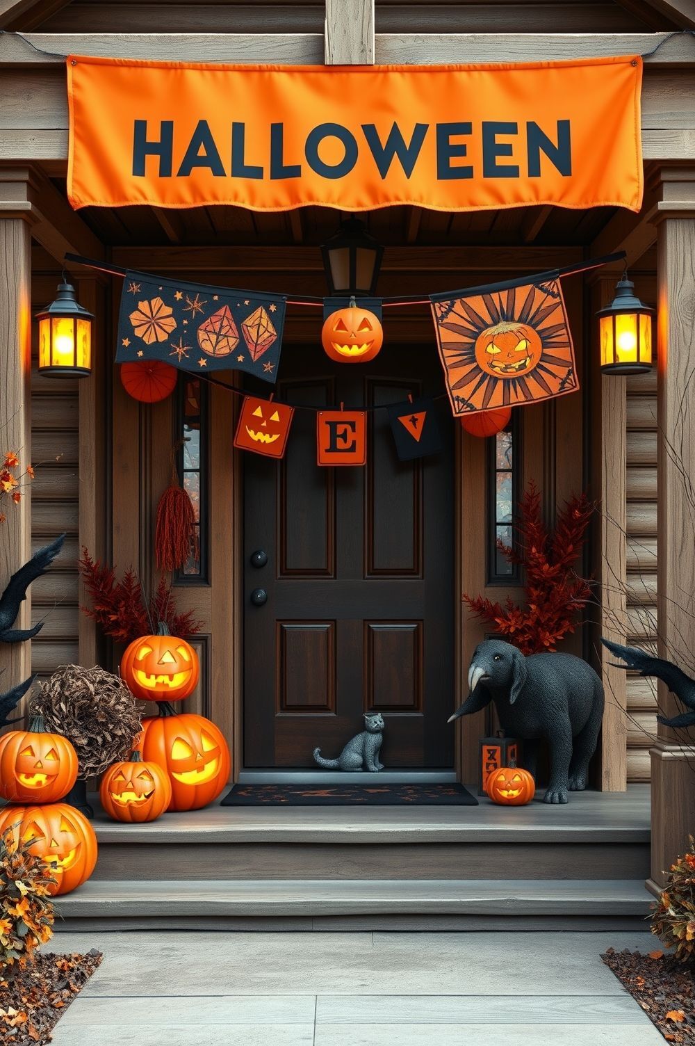 Embrace Retro Halloween Colors and Themes
