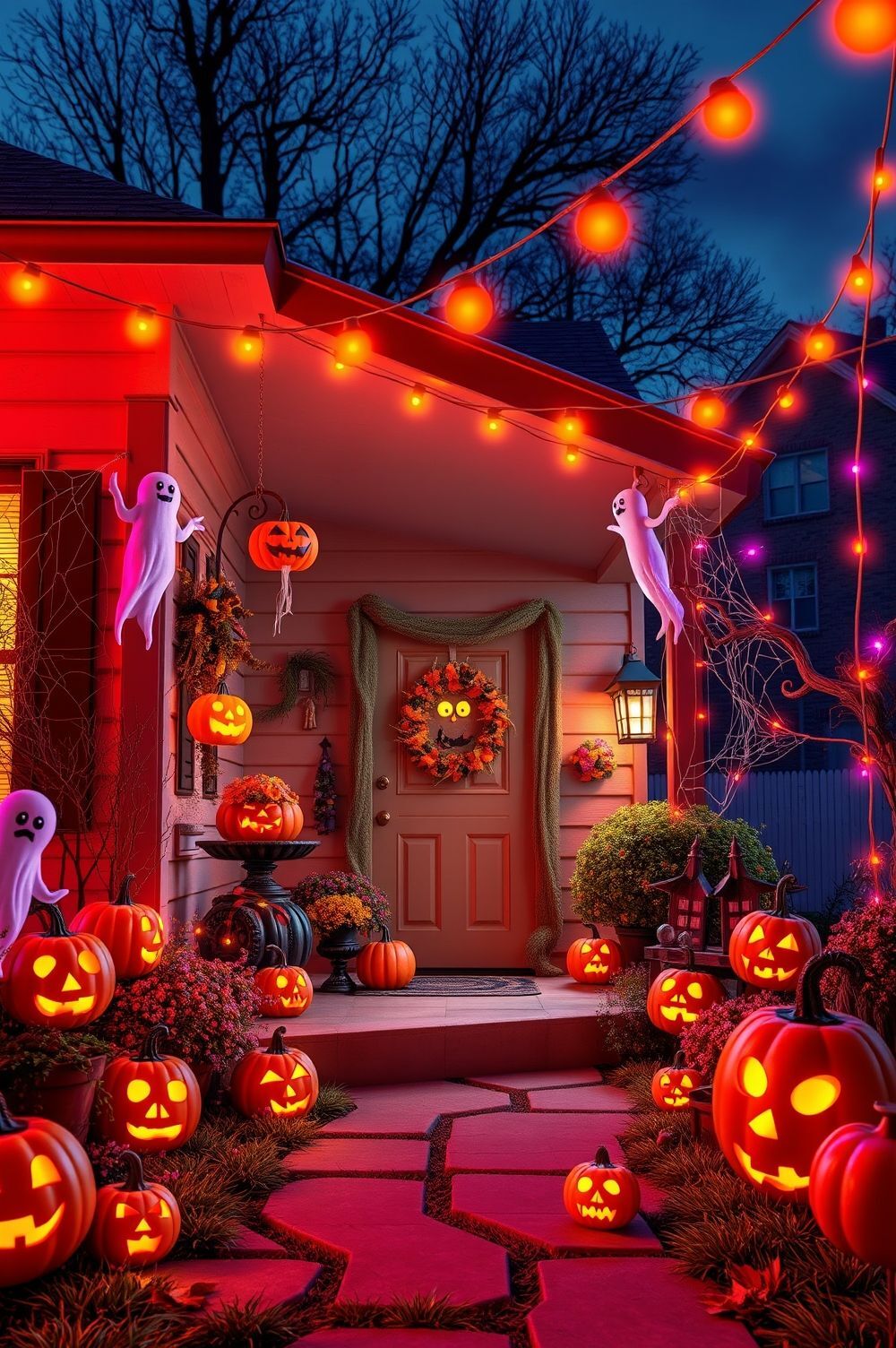 Get Creative with DIY Halloween House Decorations