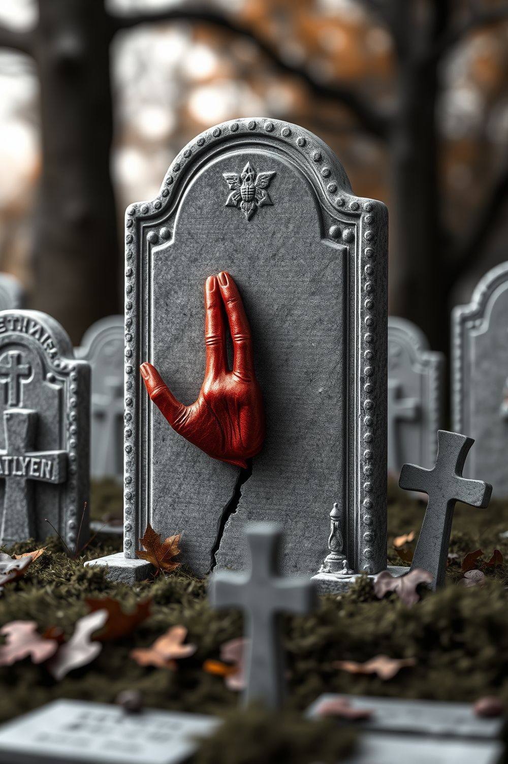 Get Spooky with Fake Tombstones and Eerie Markers for Your Halloween Graveyard Decor