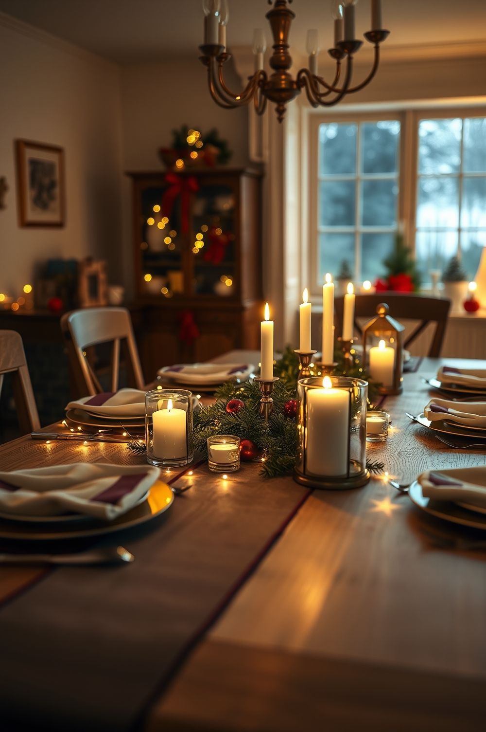Lighting Up Your Table: Adding Sparkle with Lights and Candles