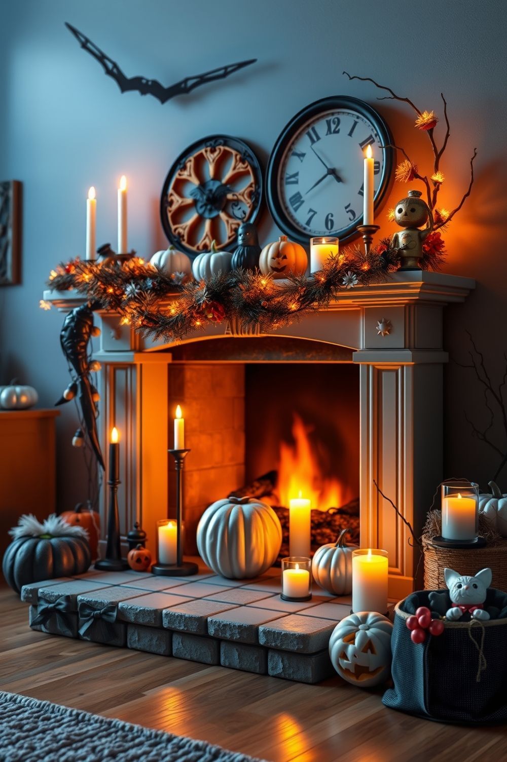 Maintaining and Updating Your Halloween Fireplace Decor