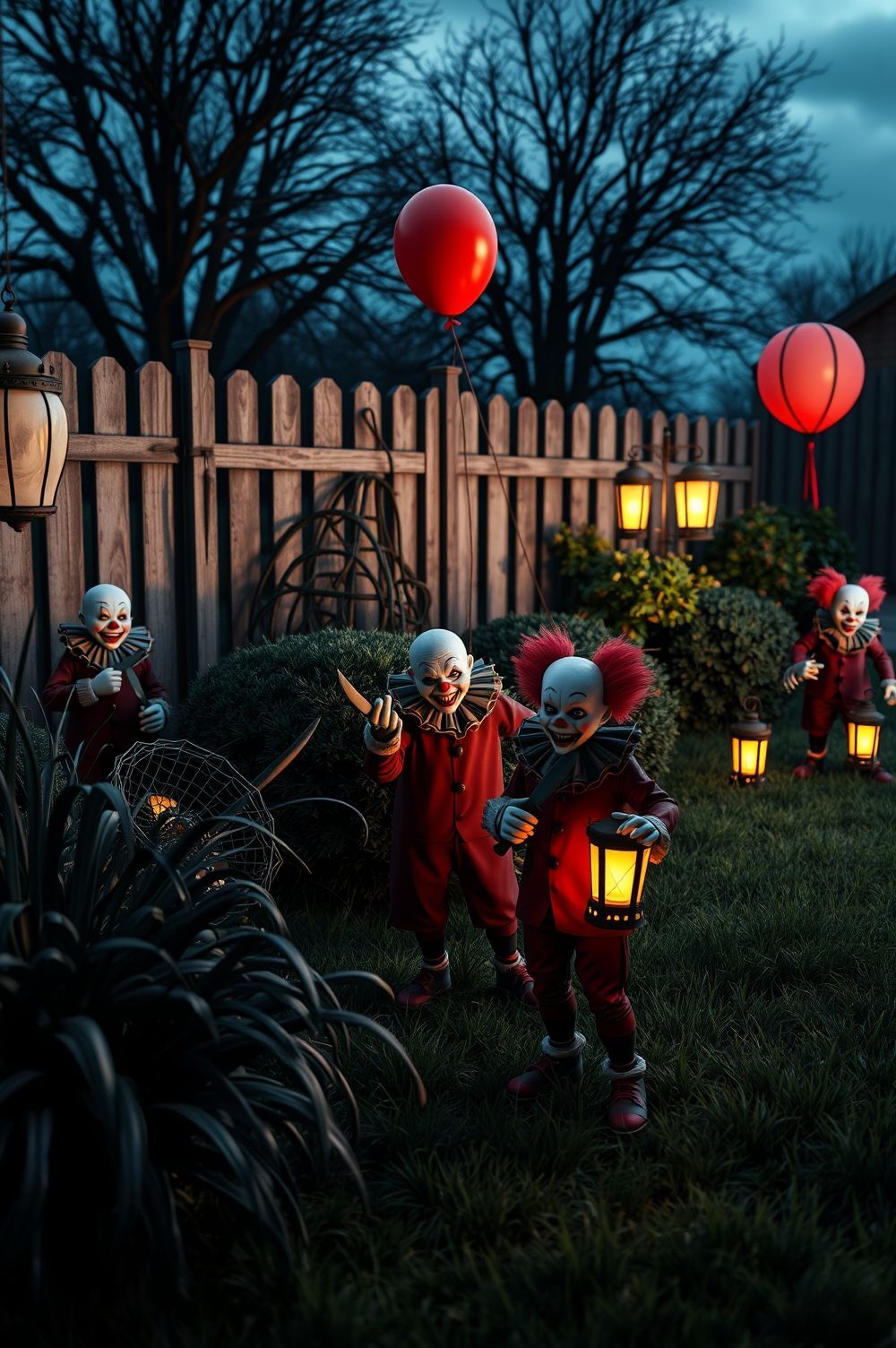 Making Your Garden Creepy with Clown-Themed Lawn Decorations