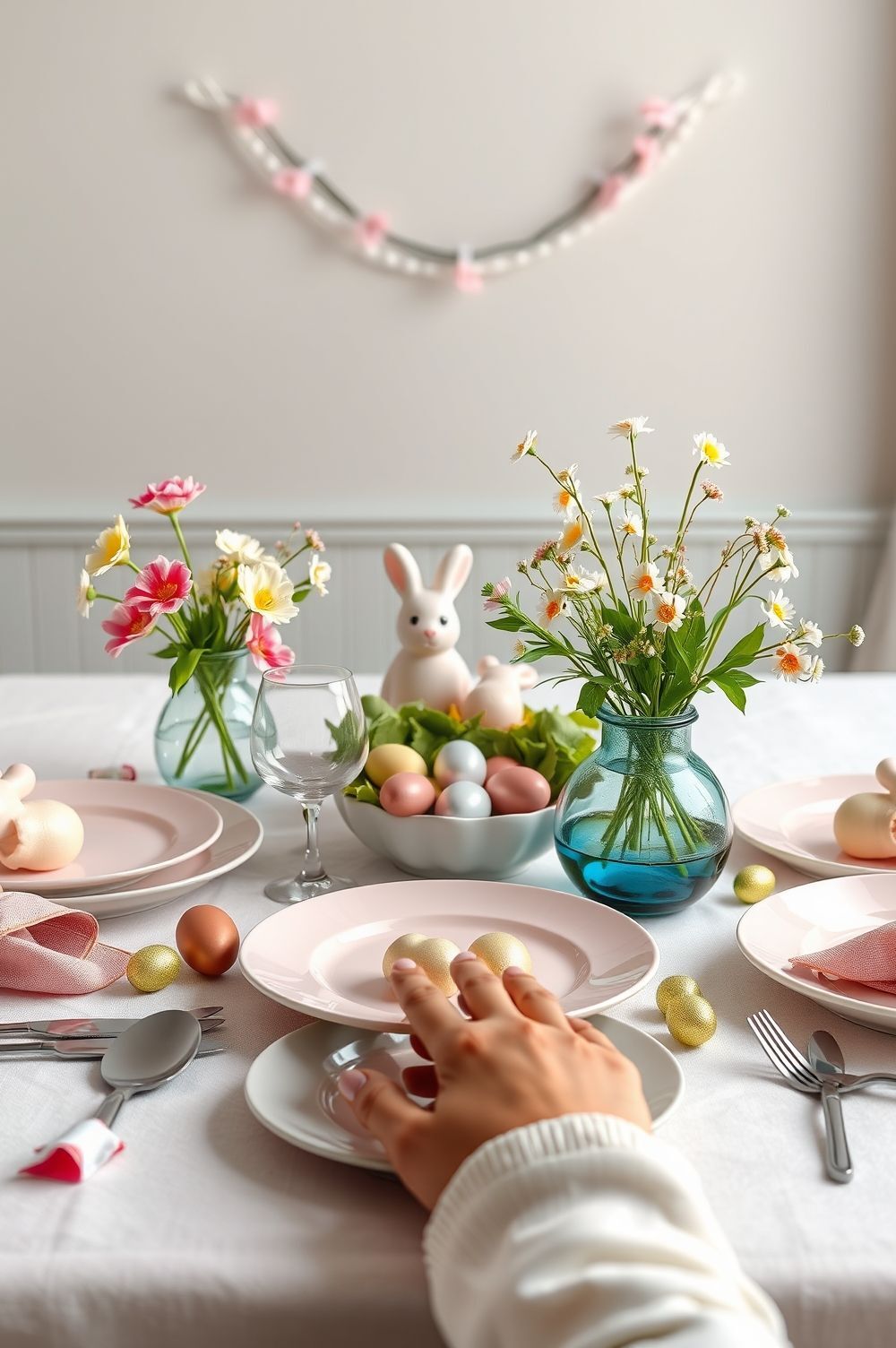Setting a Festive Easter Table