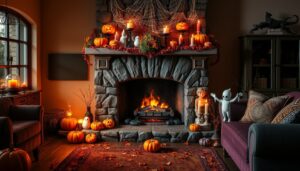 Spook-tacular Halloween Fireplace Decorating Ideas You Can’t Miss
