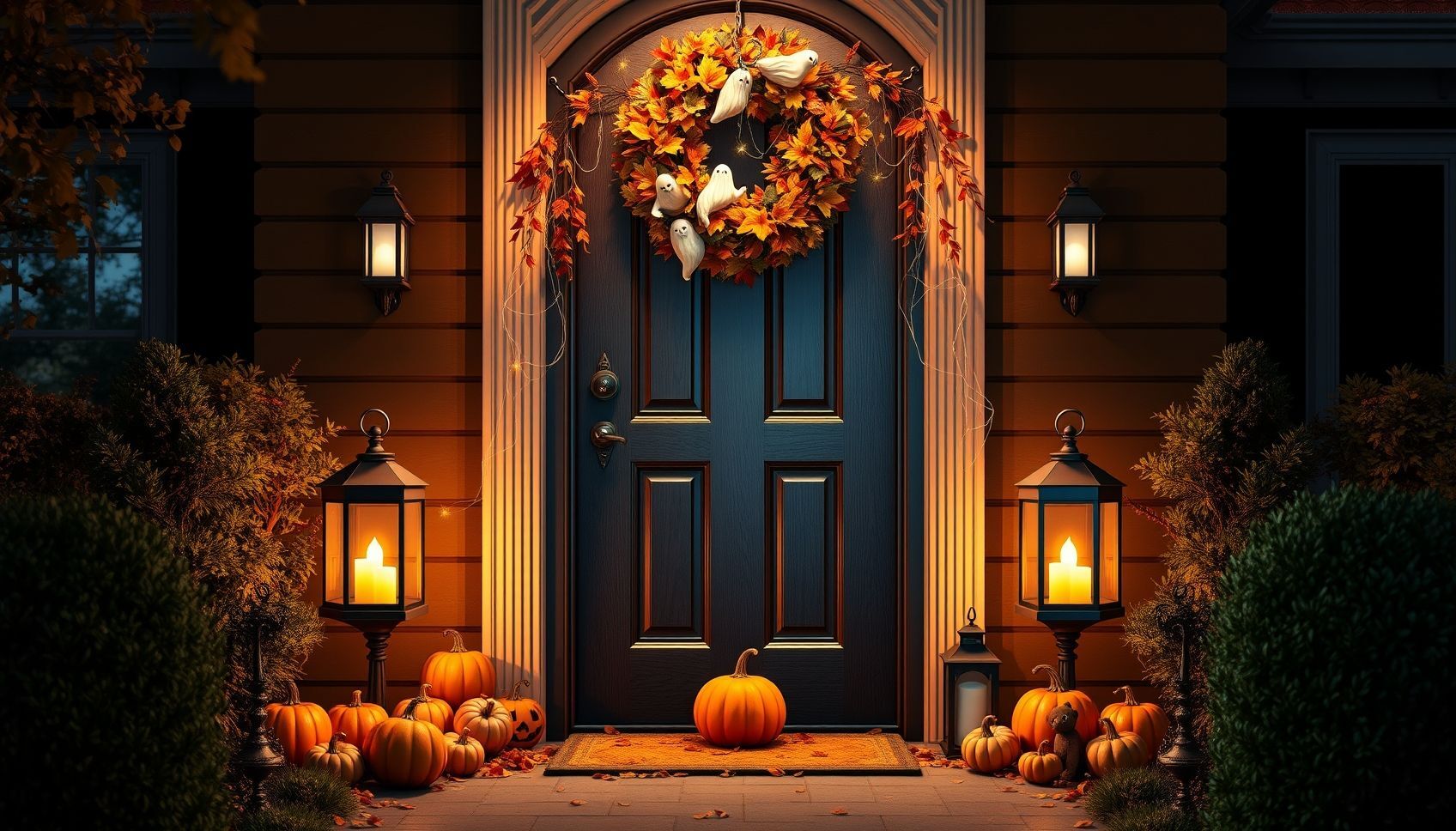 Spook-tacular Halloween Front Door Decorating Ideas You’ll Love
