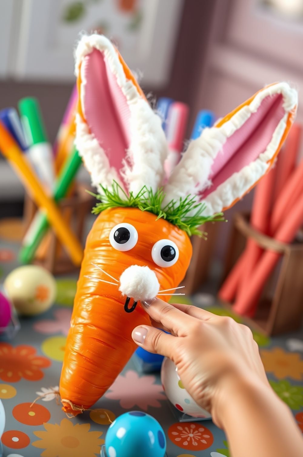 The Classic Carrot Bunny Face