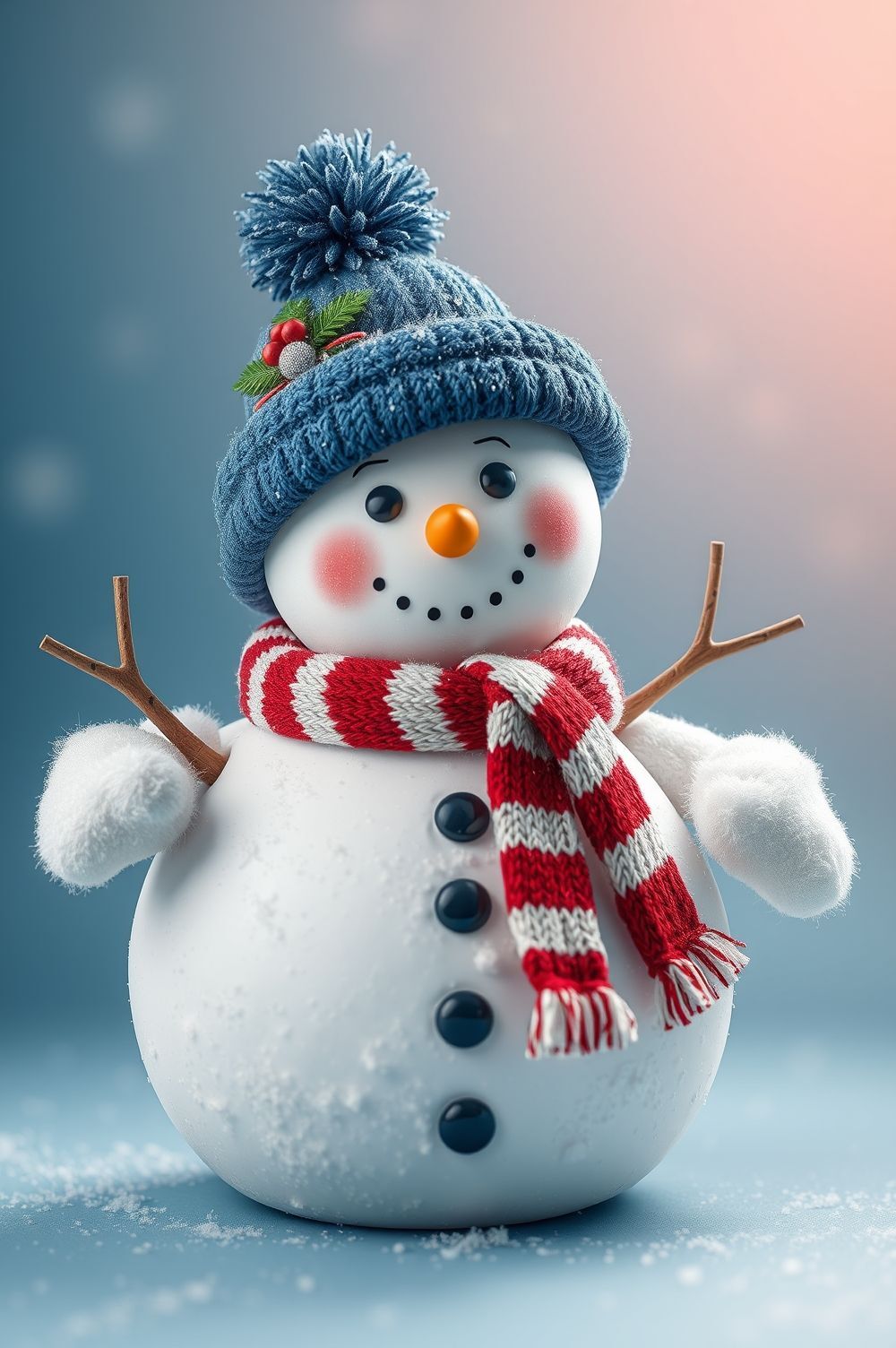 Whimsical Snowman Accessories and Props