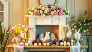 10 Cheerful Easter Mantel Decorating Ideas That Will Make Your Home Bloom