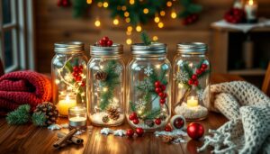 10 Fun and Cozy Mason Jar Christmas Decorating Ideas You’ll Love
