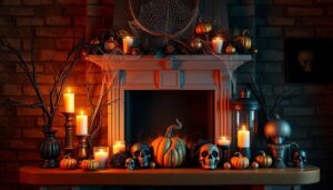 7 Spooktacular Halloween Fireplace Mantel Decorating Ideas You’ll Love
