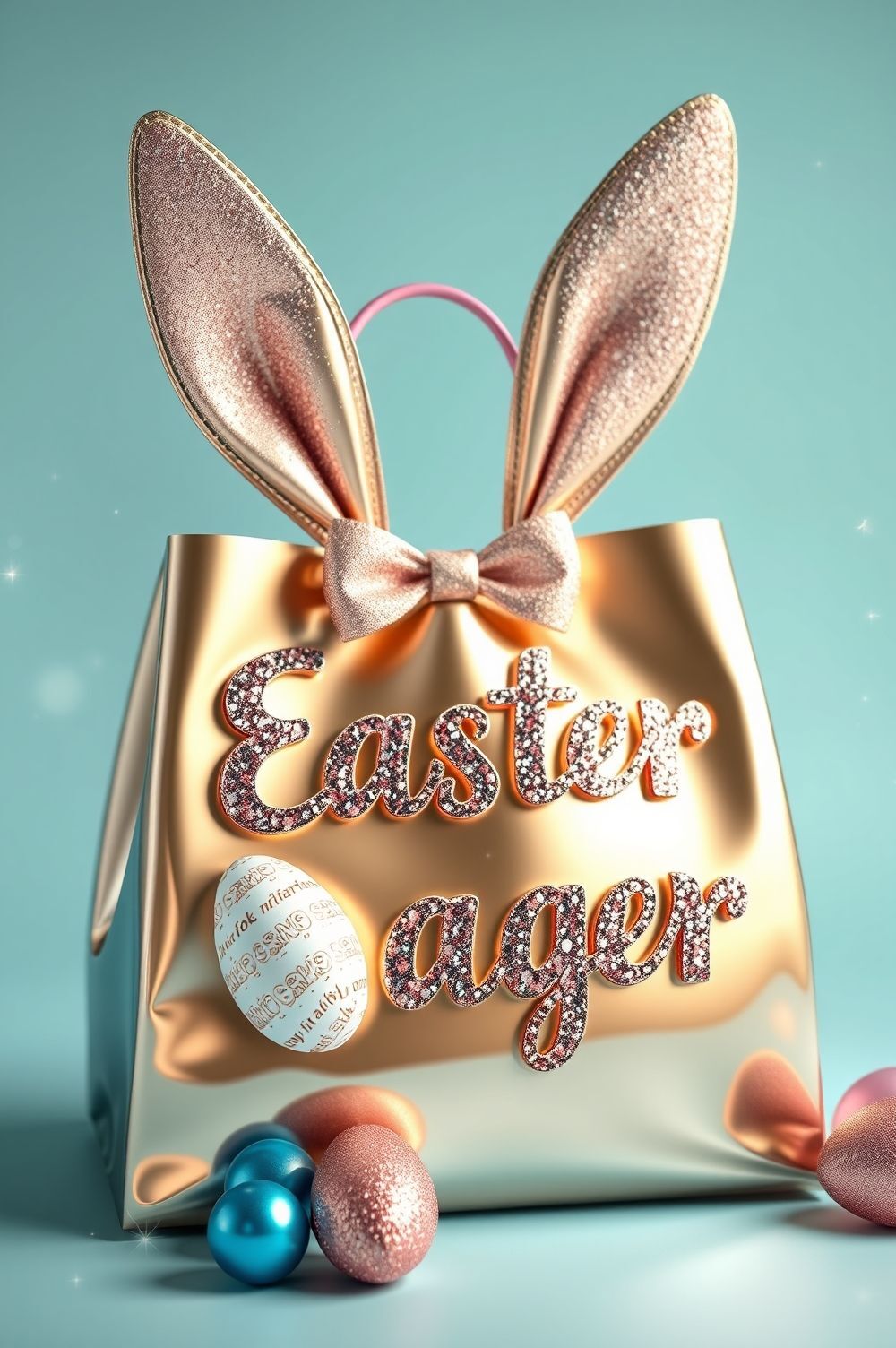 Add Some Sparkle and Glitter To Your Easter Bags
