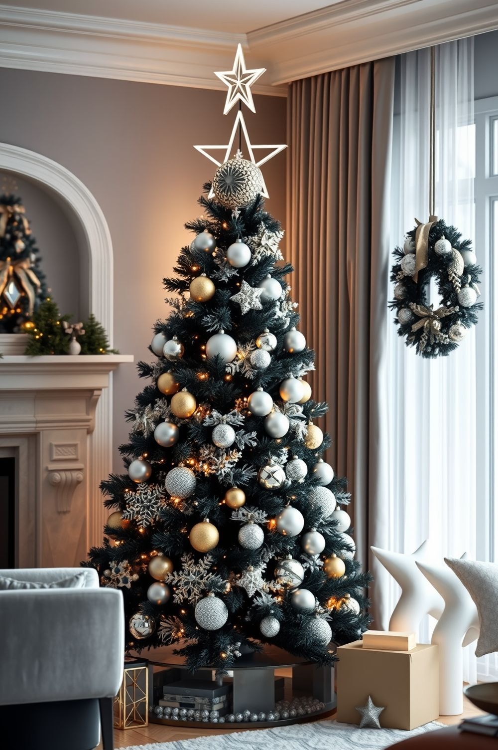 Black Christmas Tree Ideas to Wow Your Guests