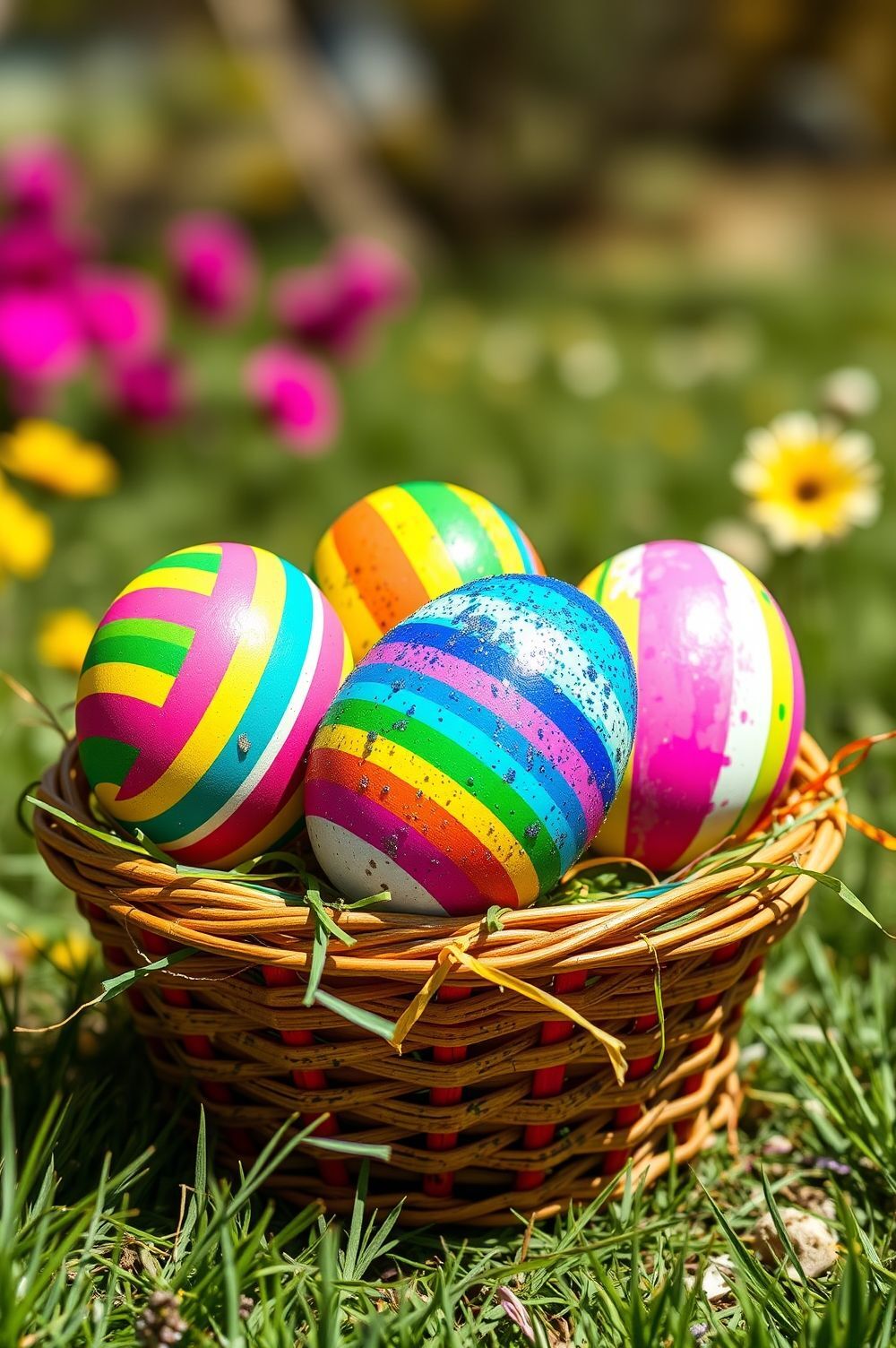 Bright and Bold Colors for Eye-Popping Eggs