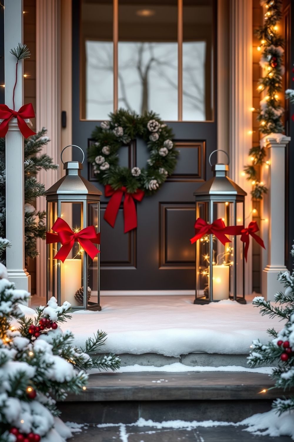 Classic Christmas Lanterns with a Modern Twist