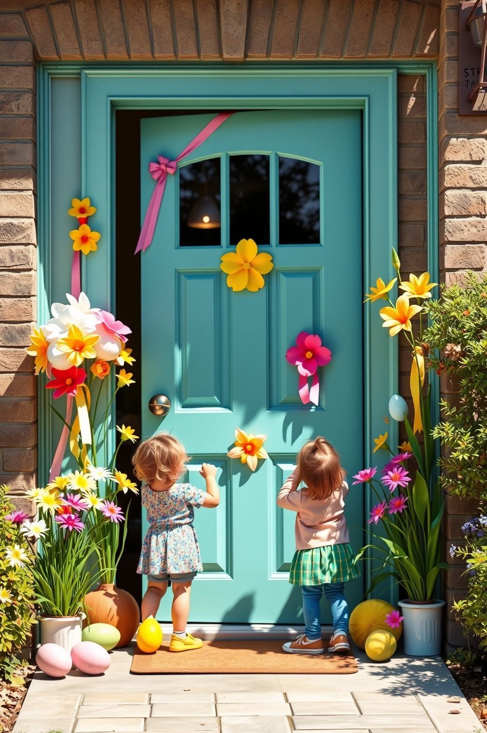 Colorful Easter Door Decorations to Brighten Your Home