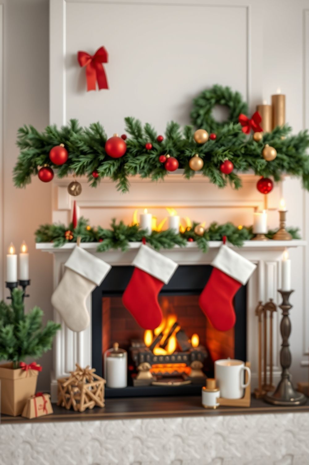 Cozy Fireplace Mantel Decorations with Classic Charm
