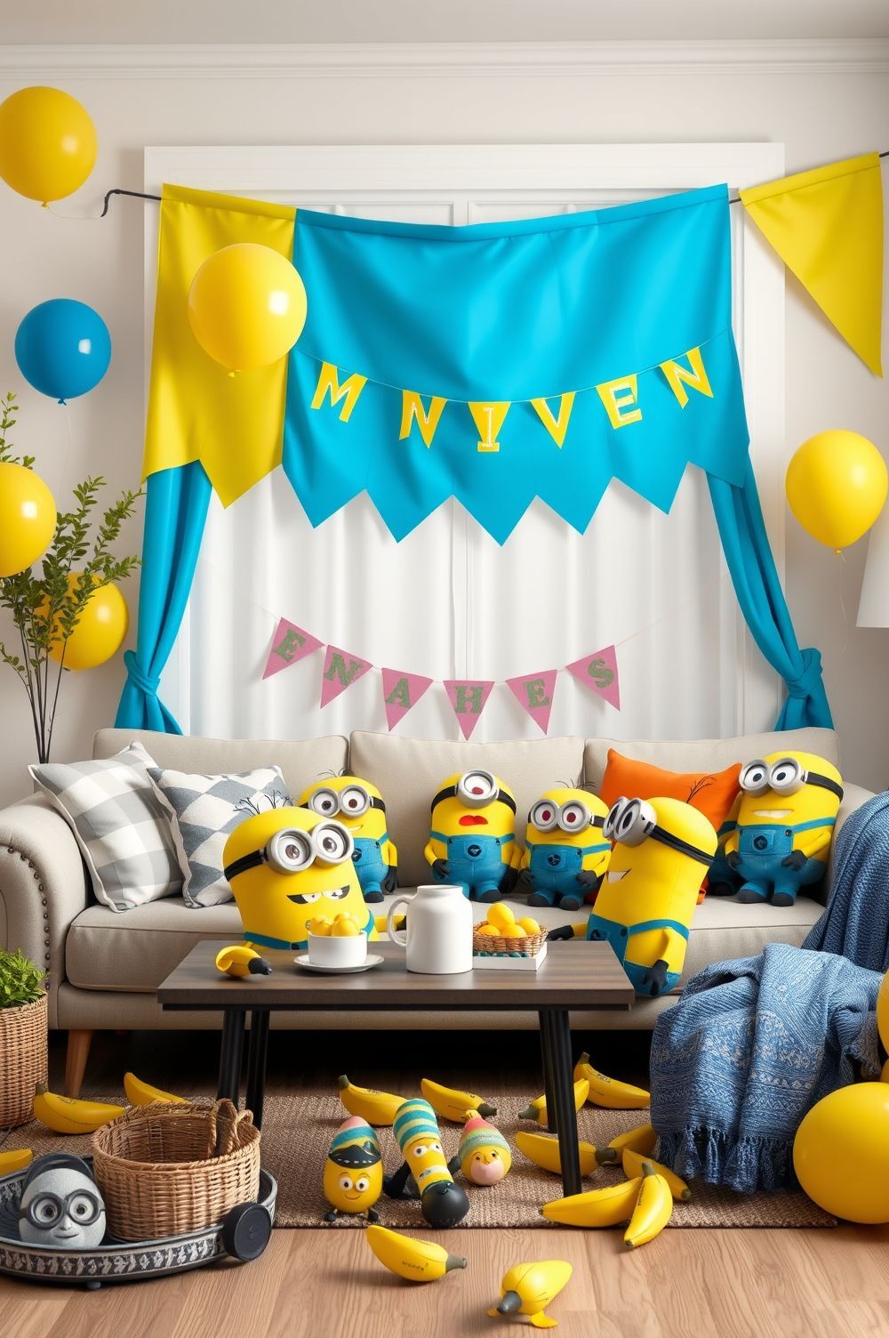 Creating a Village of Minion Easter Decorations Around Your Home