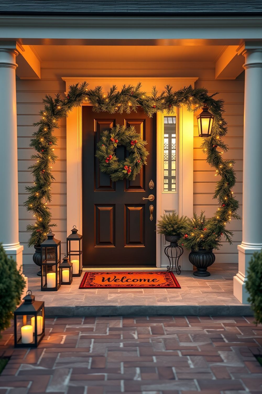 Creating a Warm and Inviting Entrance with Lights and Accessories