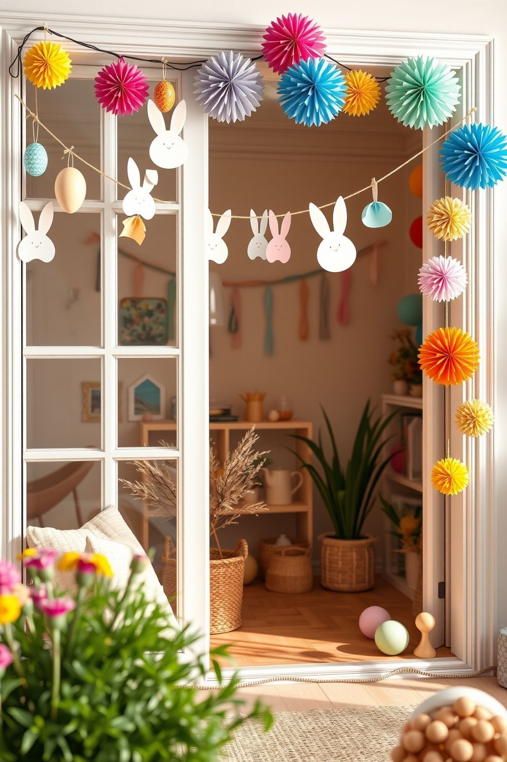 Creative and Easy Easter Garland Ideas