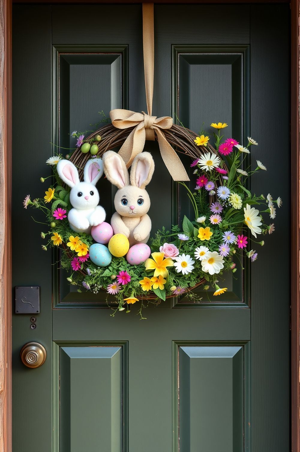 Creative DIY Easter Door Wreaths