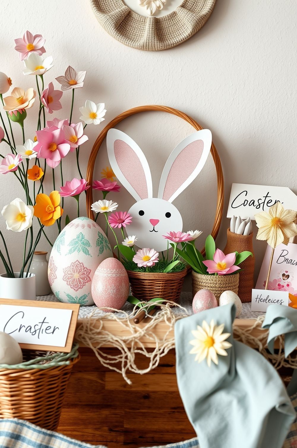 Creative DIY Easter Mantel Decorating Ideas