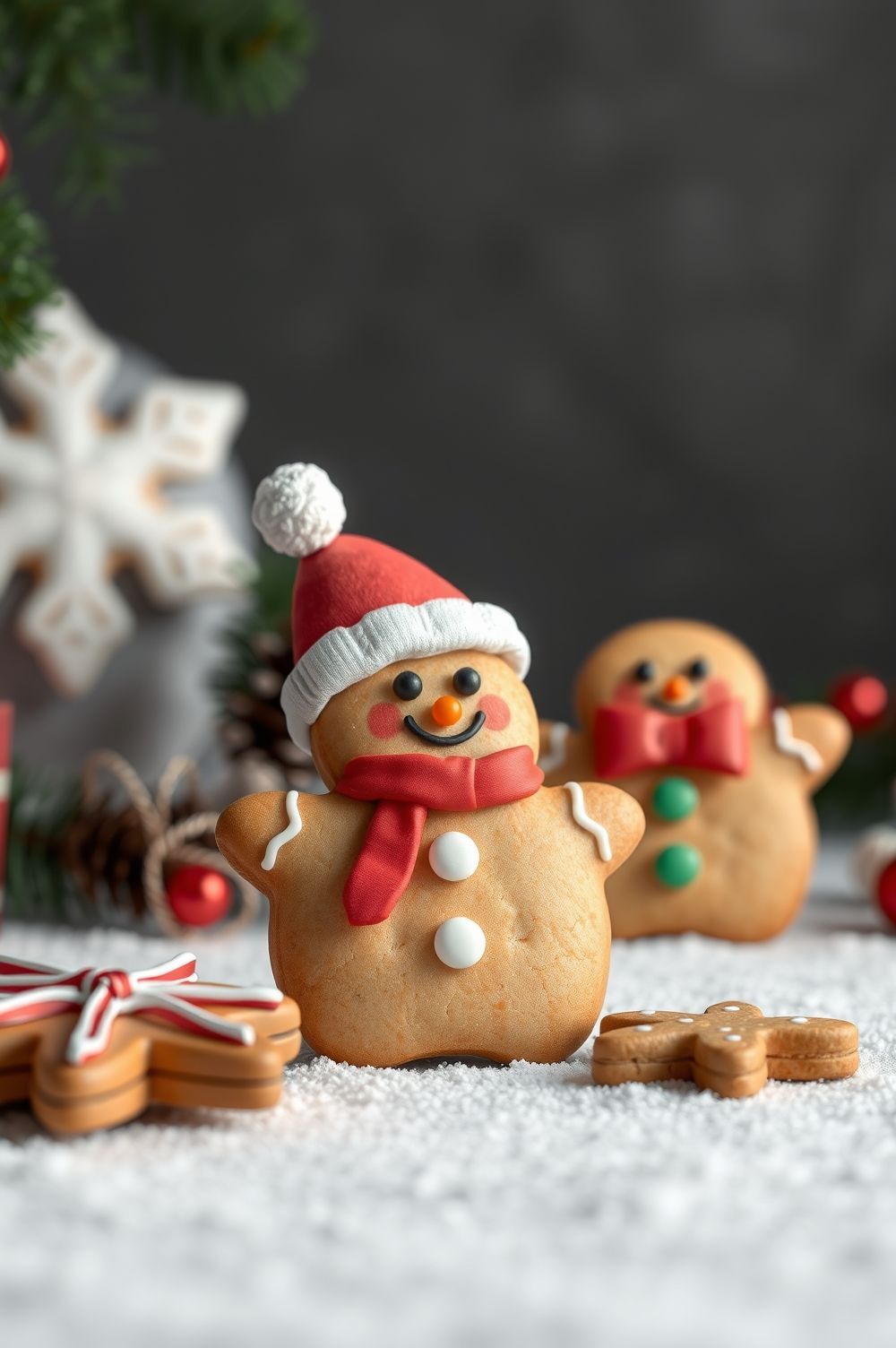 Cute Christmas Cookie Characters