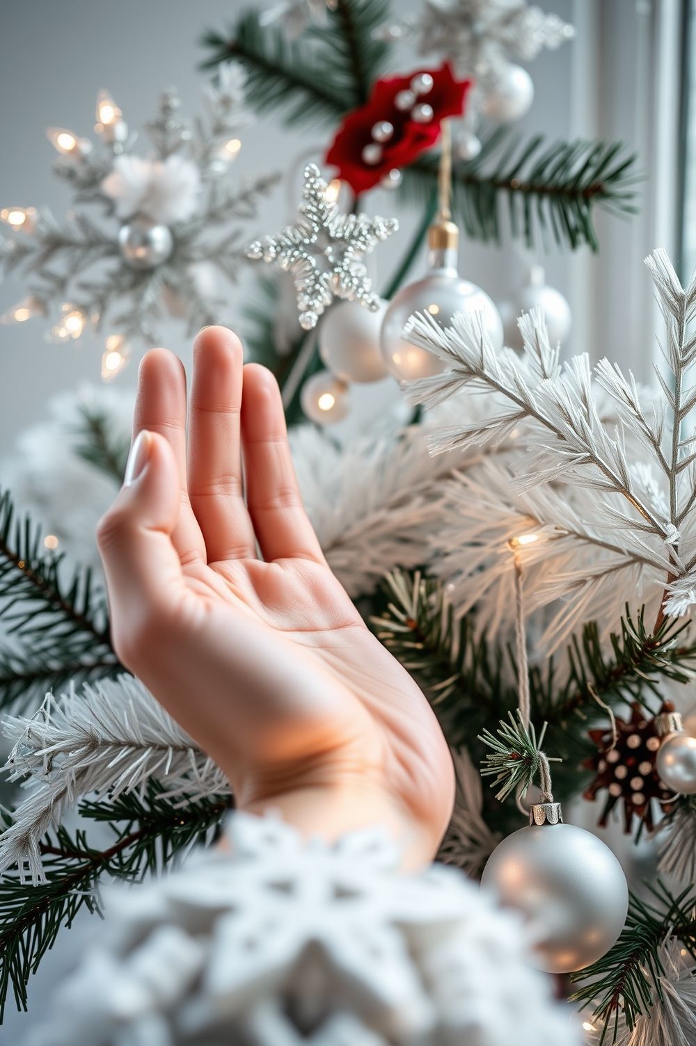 DIY Silver and White Christmas Decorations You’ll Love