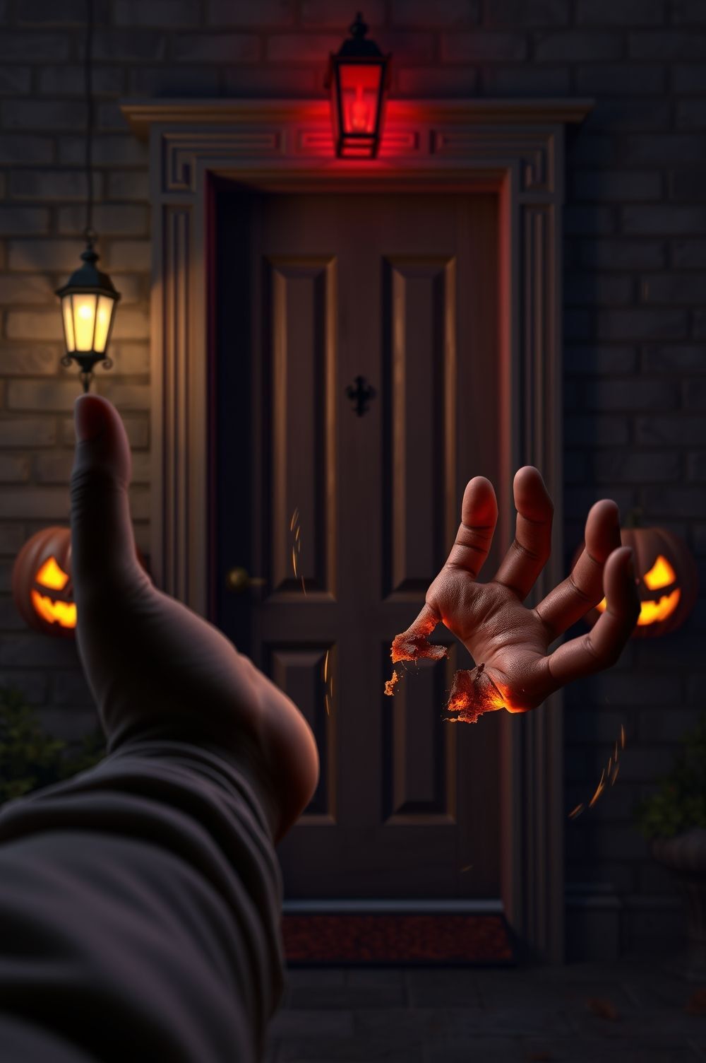 DIY Spooky Sounds and Lighting for Your Halloween Door