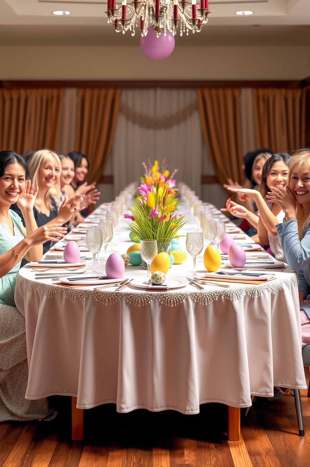 Easter Banquet Decorating Ideas with Fun Egg-Theme Decor